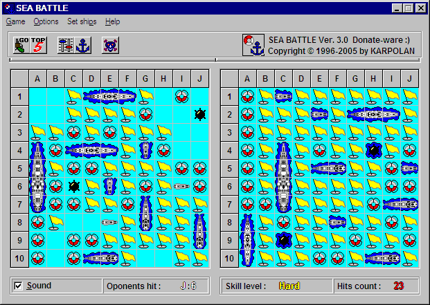 Screenshot of Sea Battle